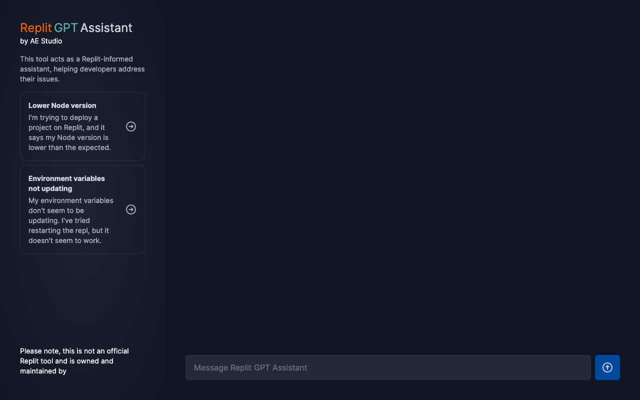 Replit GPT Assistant - Your AI-powered coding buddy for Replit
