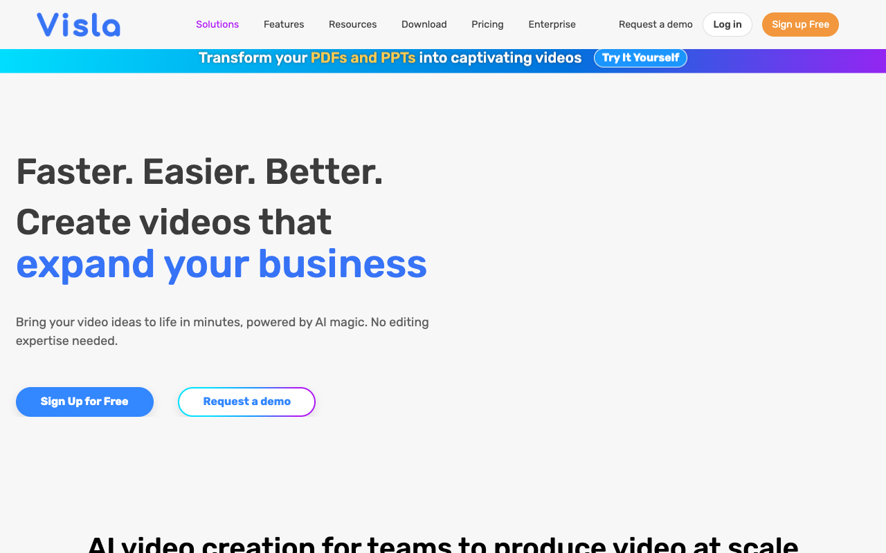 Visla 1.0 - The best video creation platform for businesses