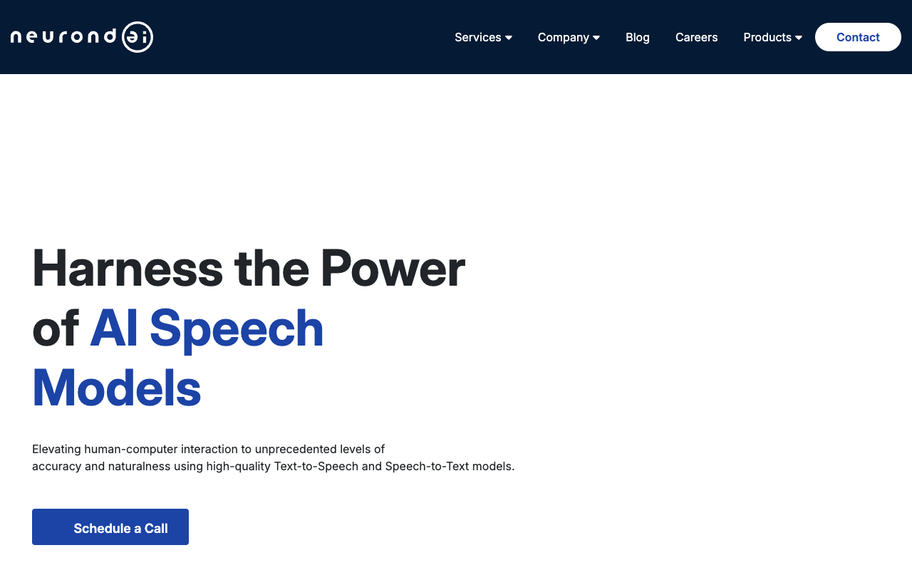 AI Speech Models - Voice model implementation AI Communication Technology