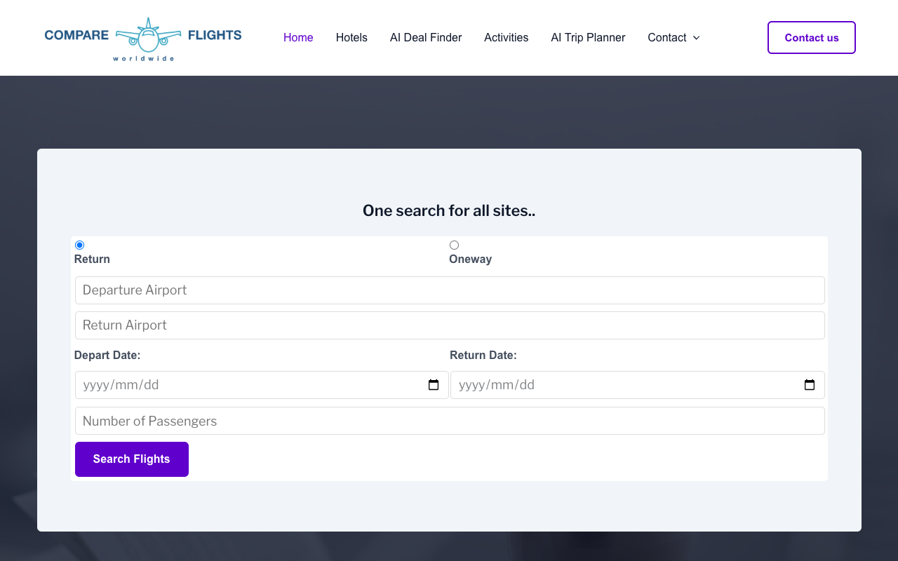 CompareFlights.io - The Smarter Way to Book Flights