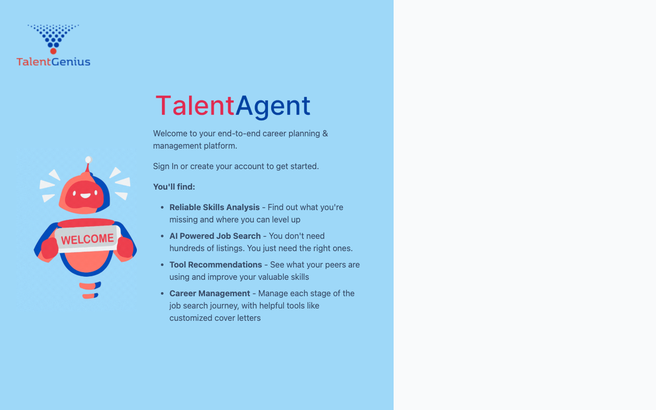 TalentAgent - AI Powered Career Management, Tools & Community