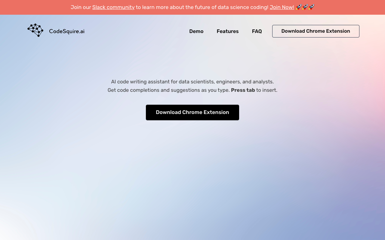CodeSquire.AI - Turn your thoughts into code