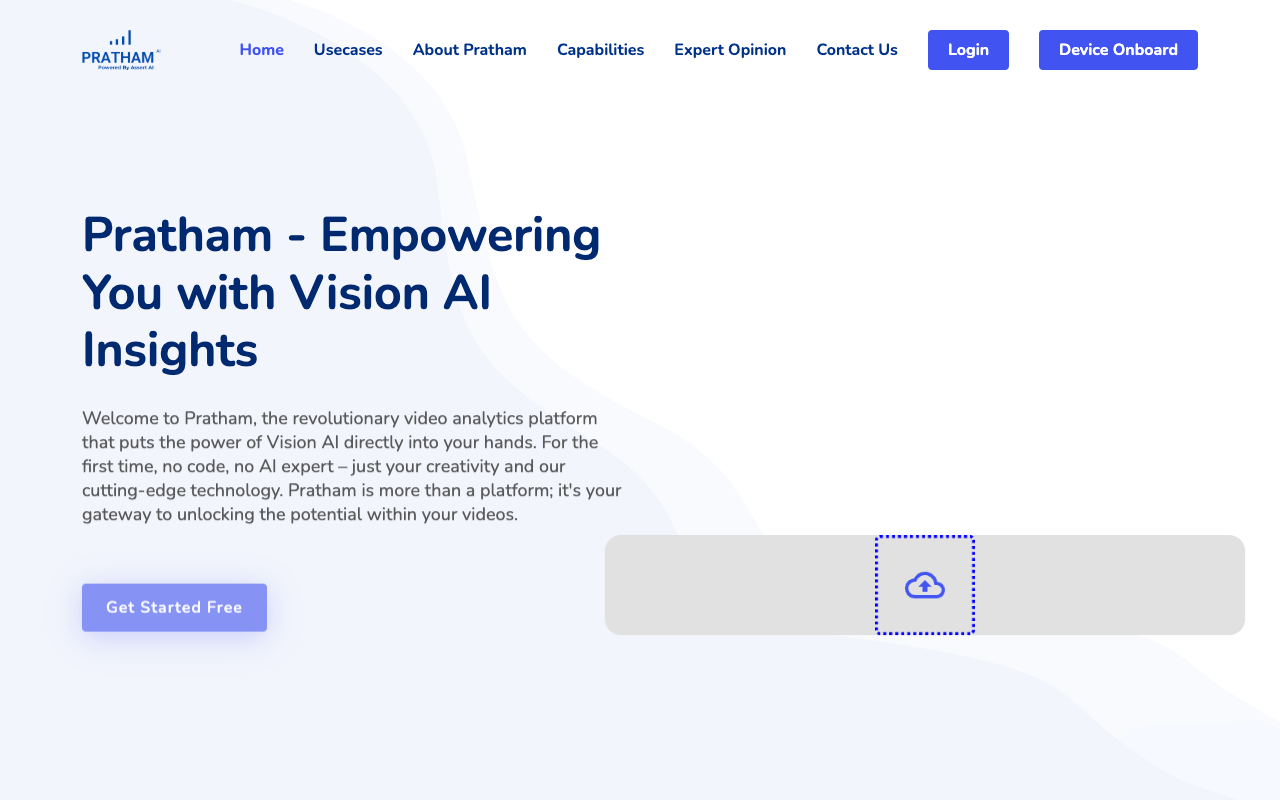 Pratham - Empowering You with Vision AI Insights