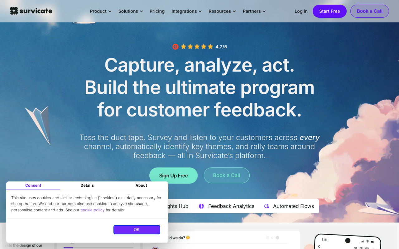 Survicate AI - Collect and analyze user feedback faster with AI