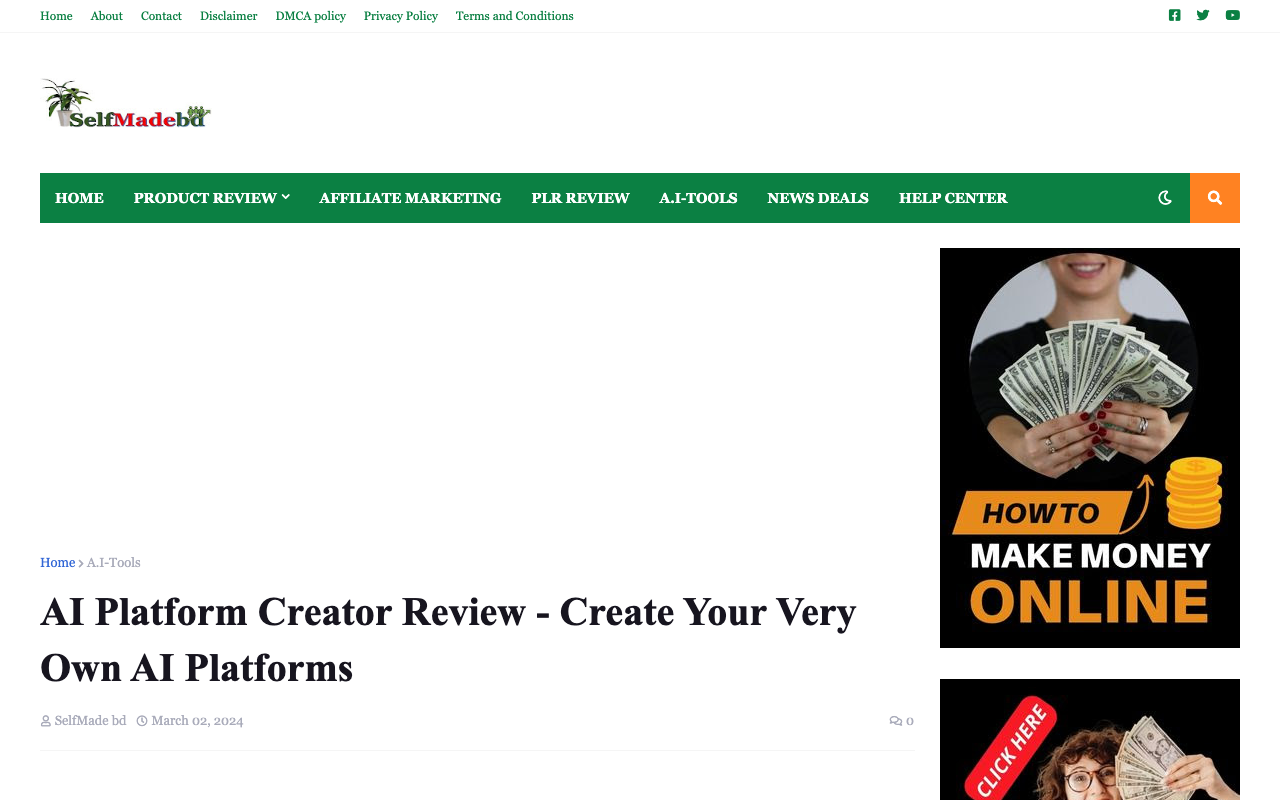 AI Platform Creator - Develop Your Own AI Platforms Easily