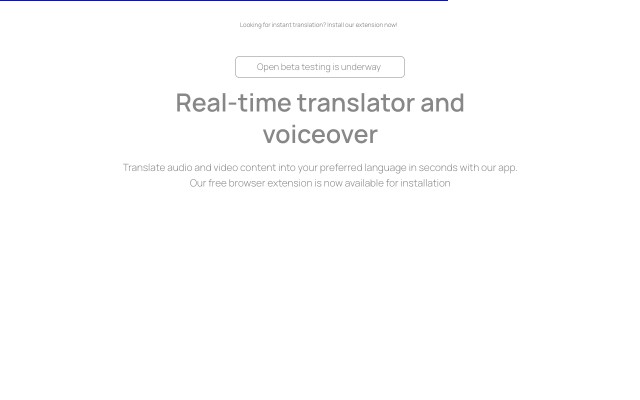 Anytalk - Real-time video and audio translation app