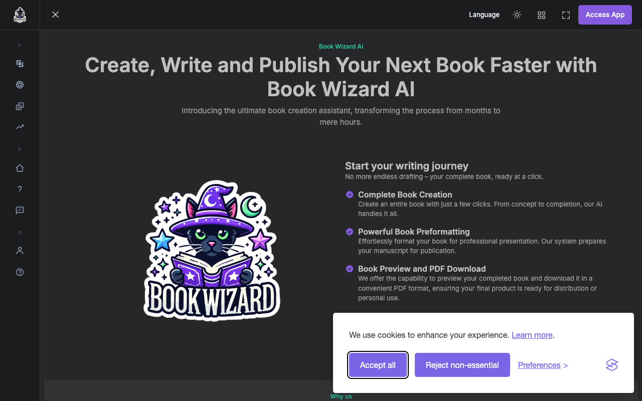 Book Wizard AI - Revolutionize Your Writing Journey
