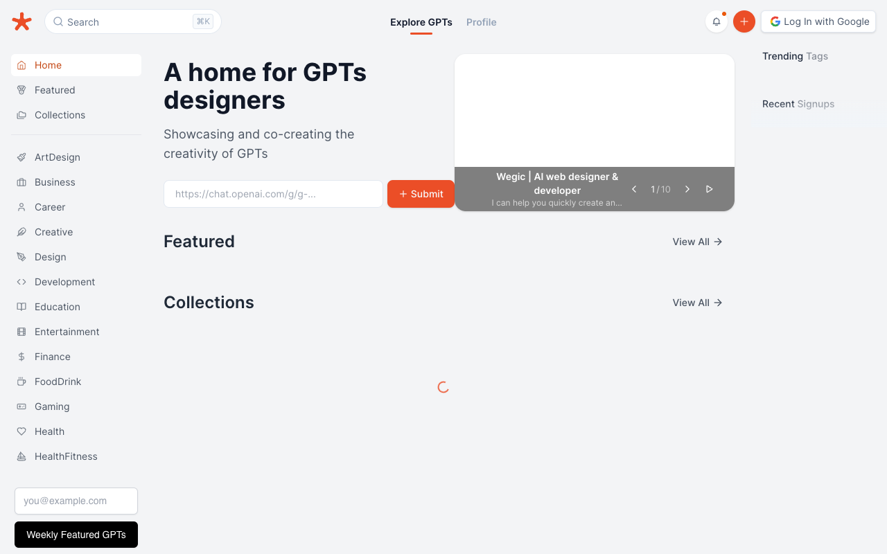 GPTs.Fan - A Hub for GPT Designers