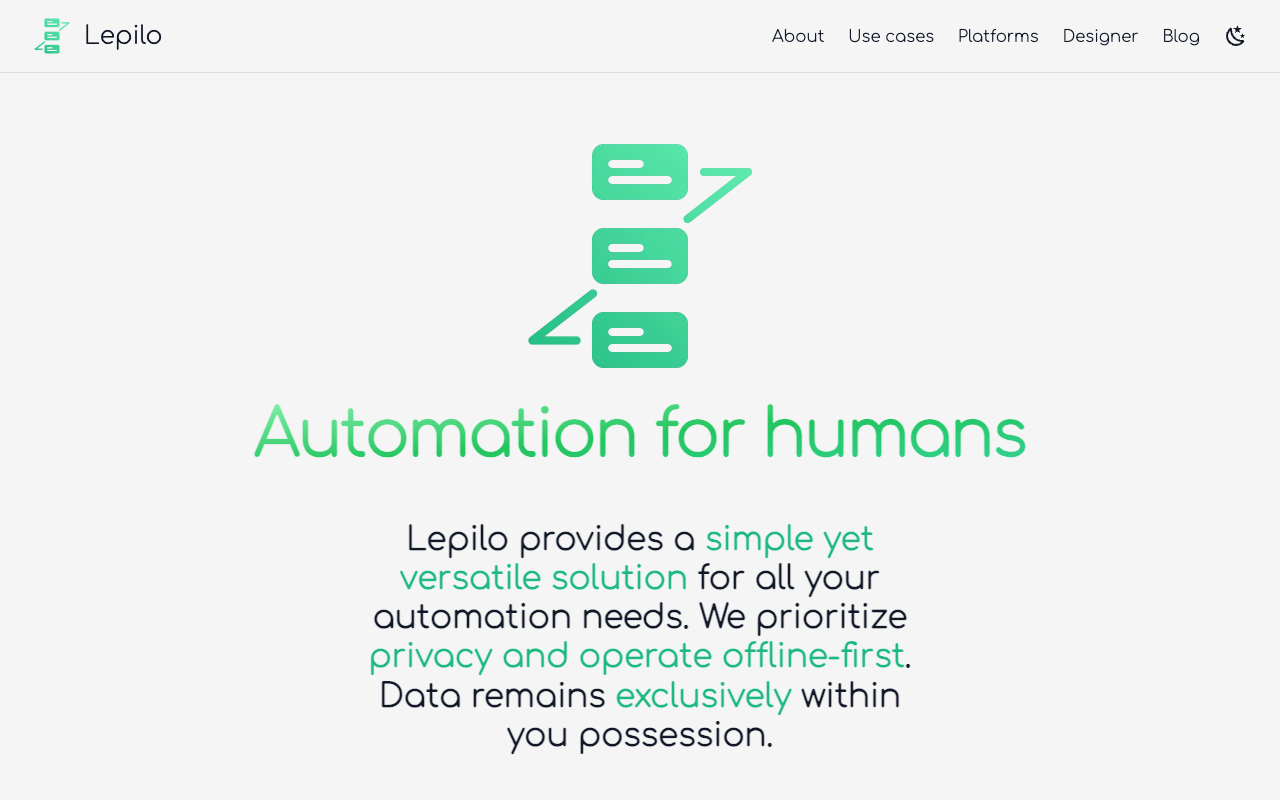 Lepilo - Workflow automation platform for seamless productivity