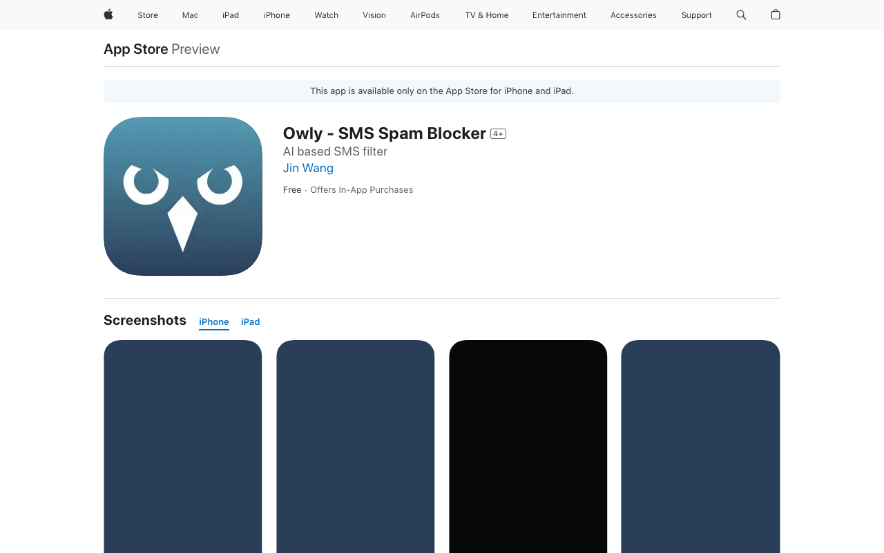Owly - An AI-Powered SMS Spam Blocker