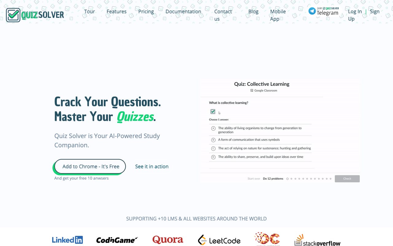 Quiz Solver AI - AI-powered quiz assistance for efficient learning