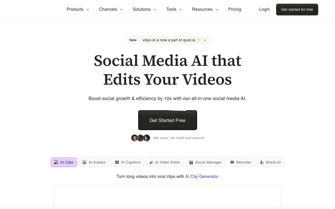 vidyo.ai - Your AI Social Video Co-pilot