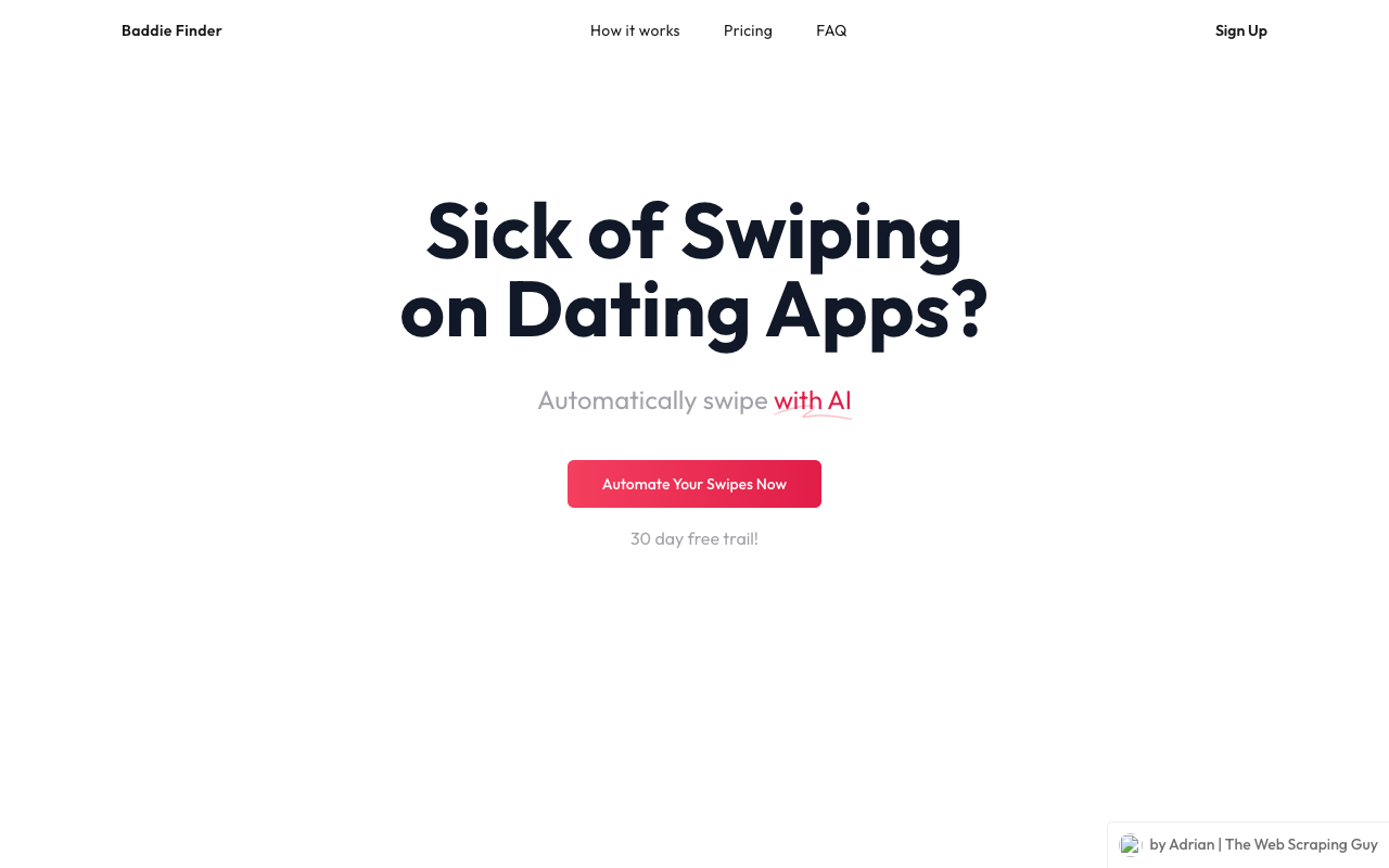 Baddie Finder - Revolutionizing Dating Apps with AI-driven Auto Swipe