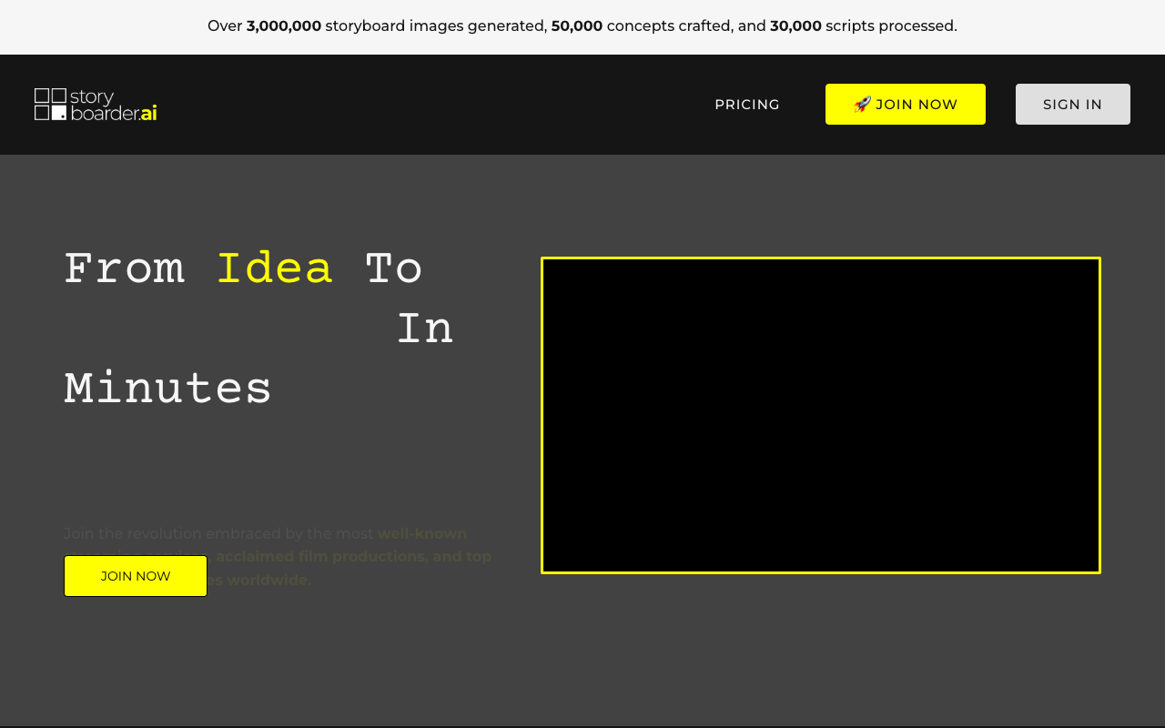 Storyboarder.ai - Streamline your storyboarding process with AI