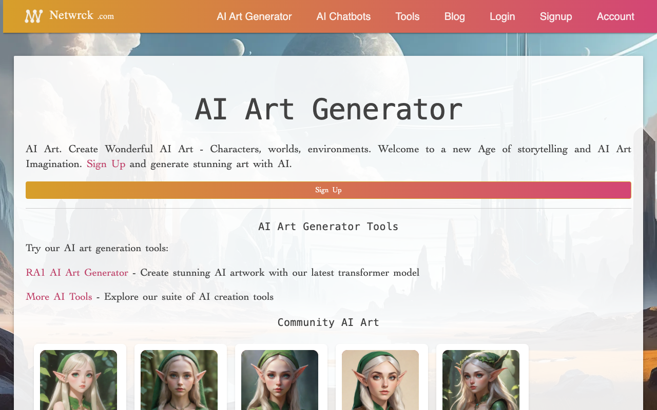 AI Art Generator - AI-powered Art Creation and Search Engine AI Art Technology