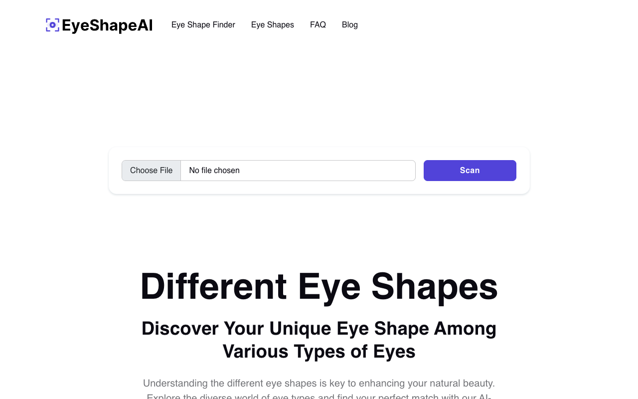 EyeShapeAI - Discover Your Eye Shape with AI