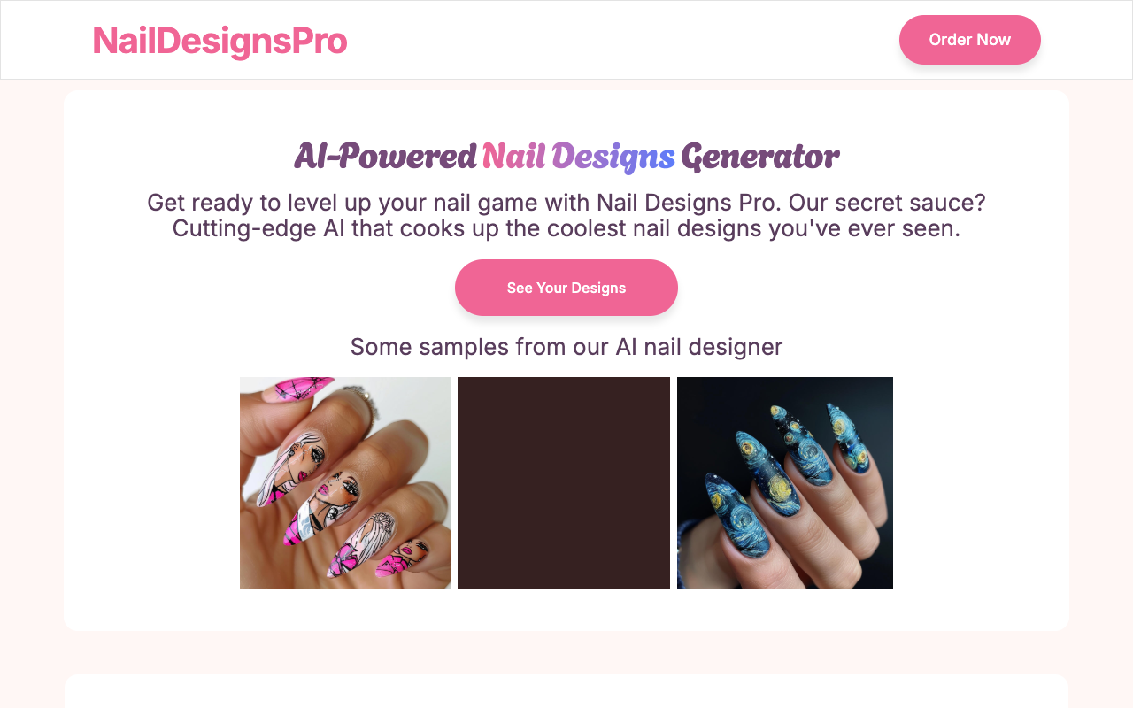 Nail Designs Pro - AI Powered Nail Design Generator