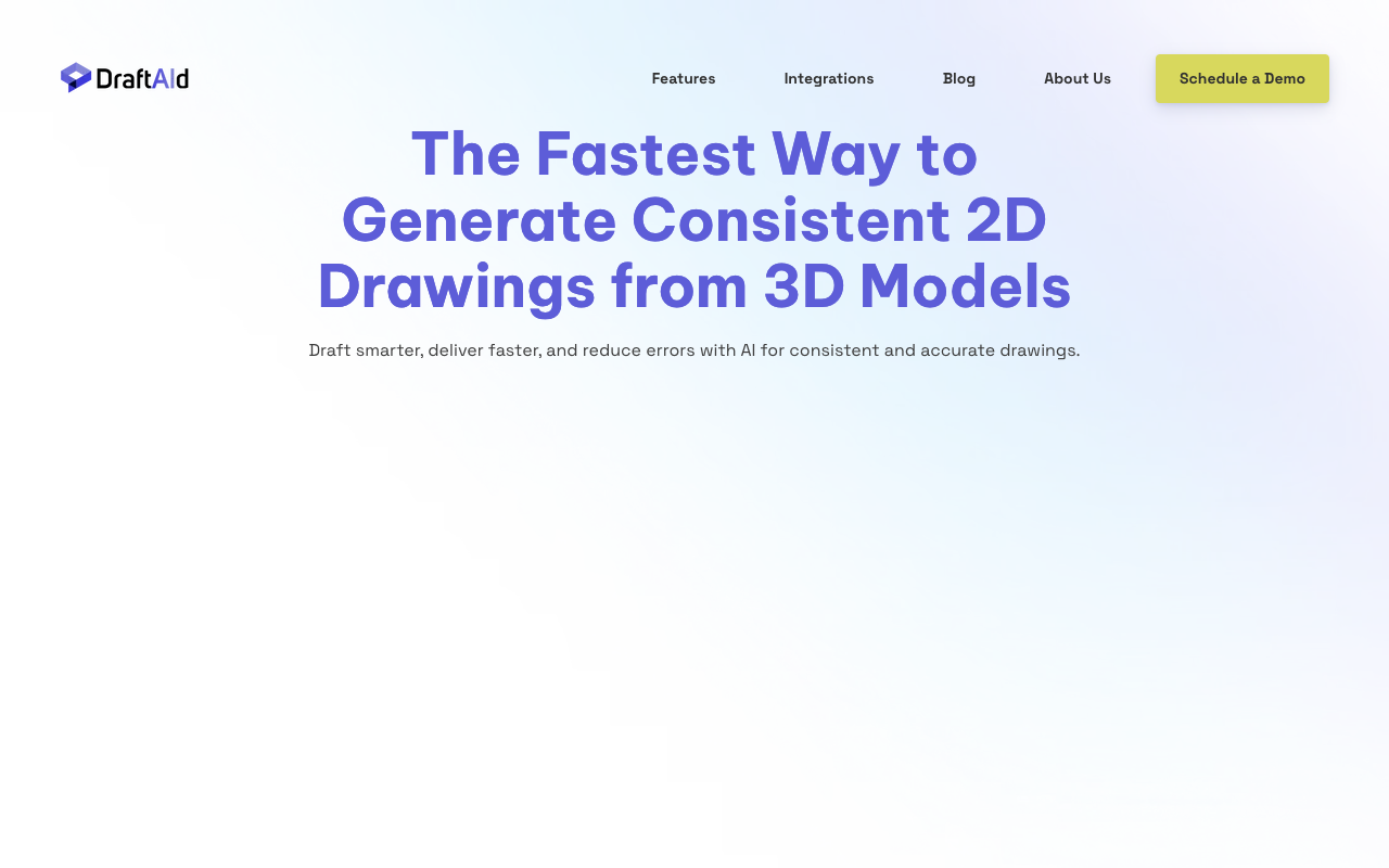 DraftAid - From 3D models to production drawings using AI