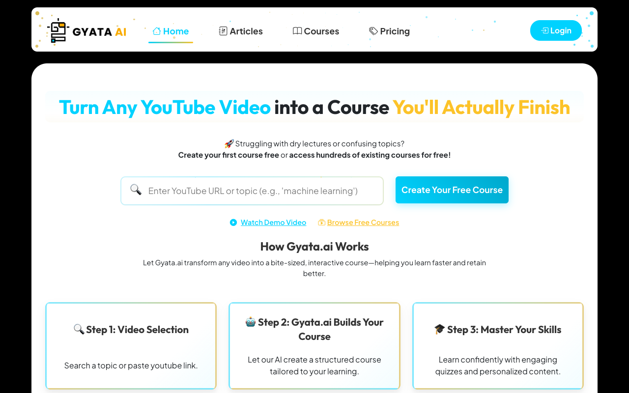 VidGenesis - Turn your ideas into captivating videos in 1 click using AI