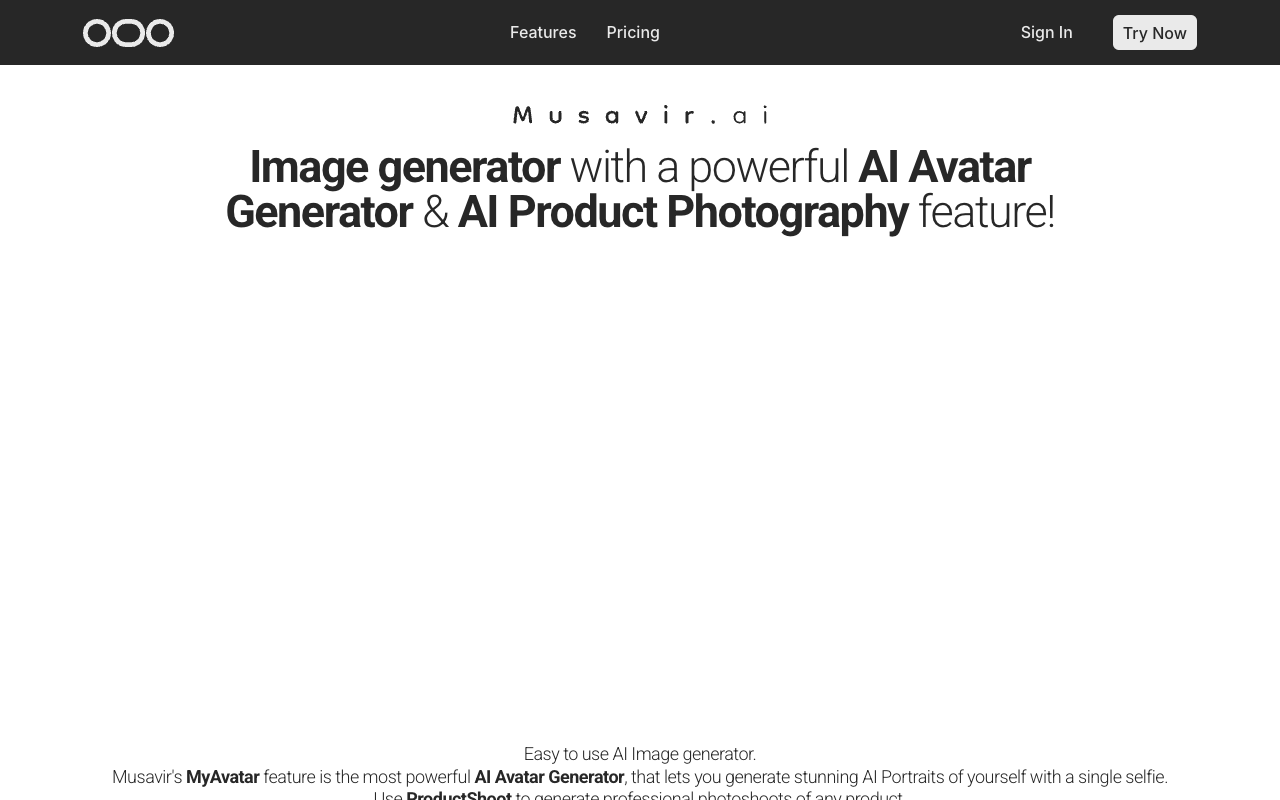 Musavir - User-friendly Image Generator and Custom Model Provider