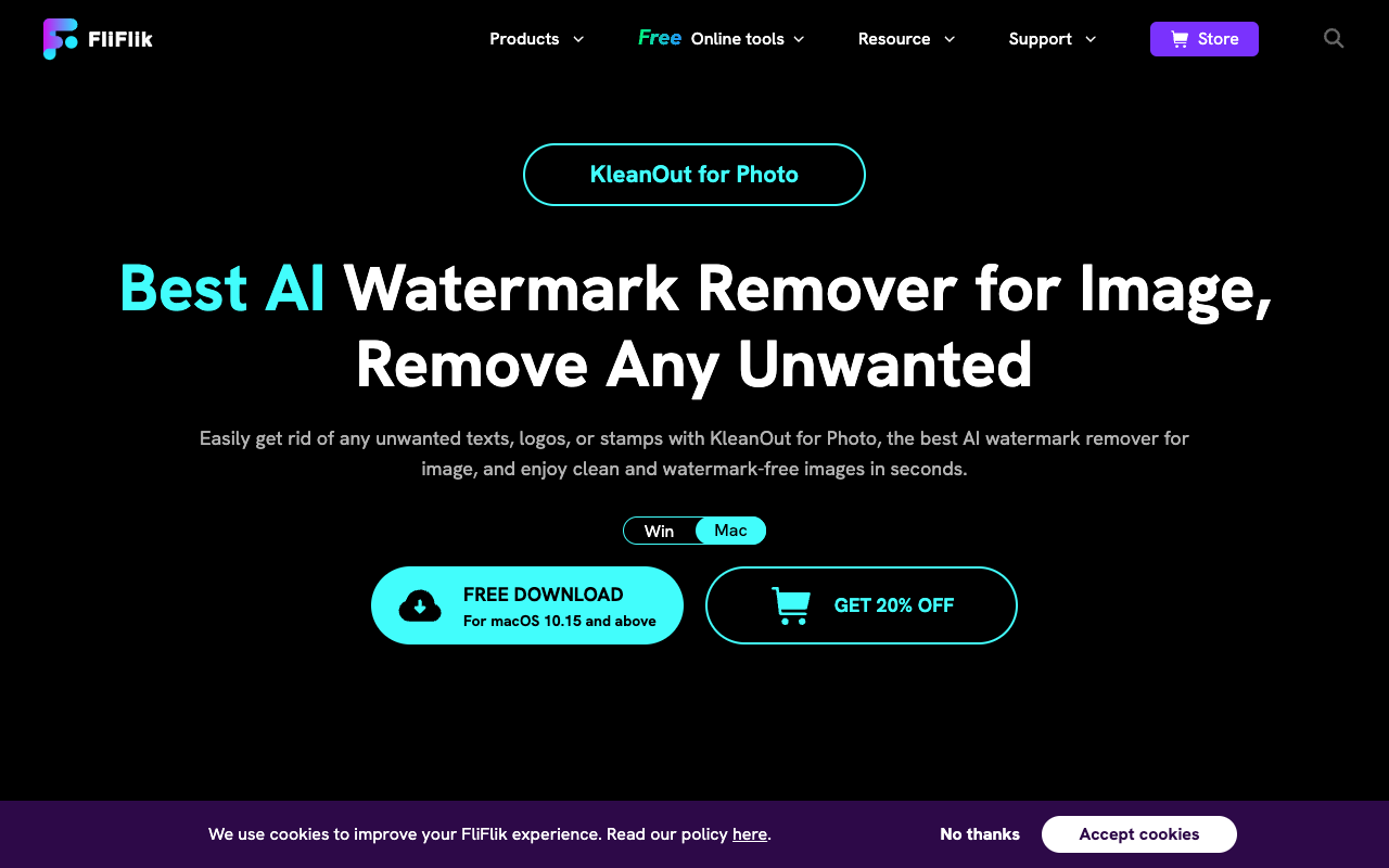 FliFlik Watermark Remover - A Distinctive Solution for Removing Unwanted Watermarks