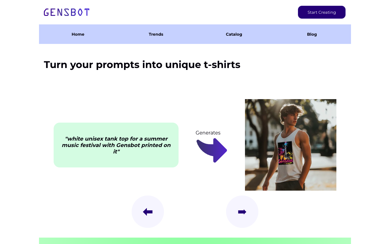 Gensbot - Revolutionizing Personalized Shopping with AI-Powered Designs