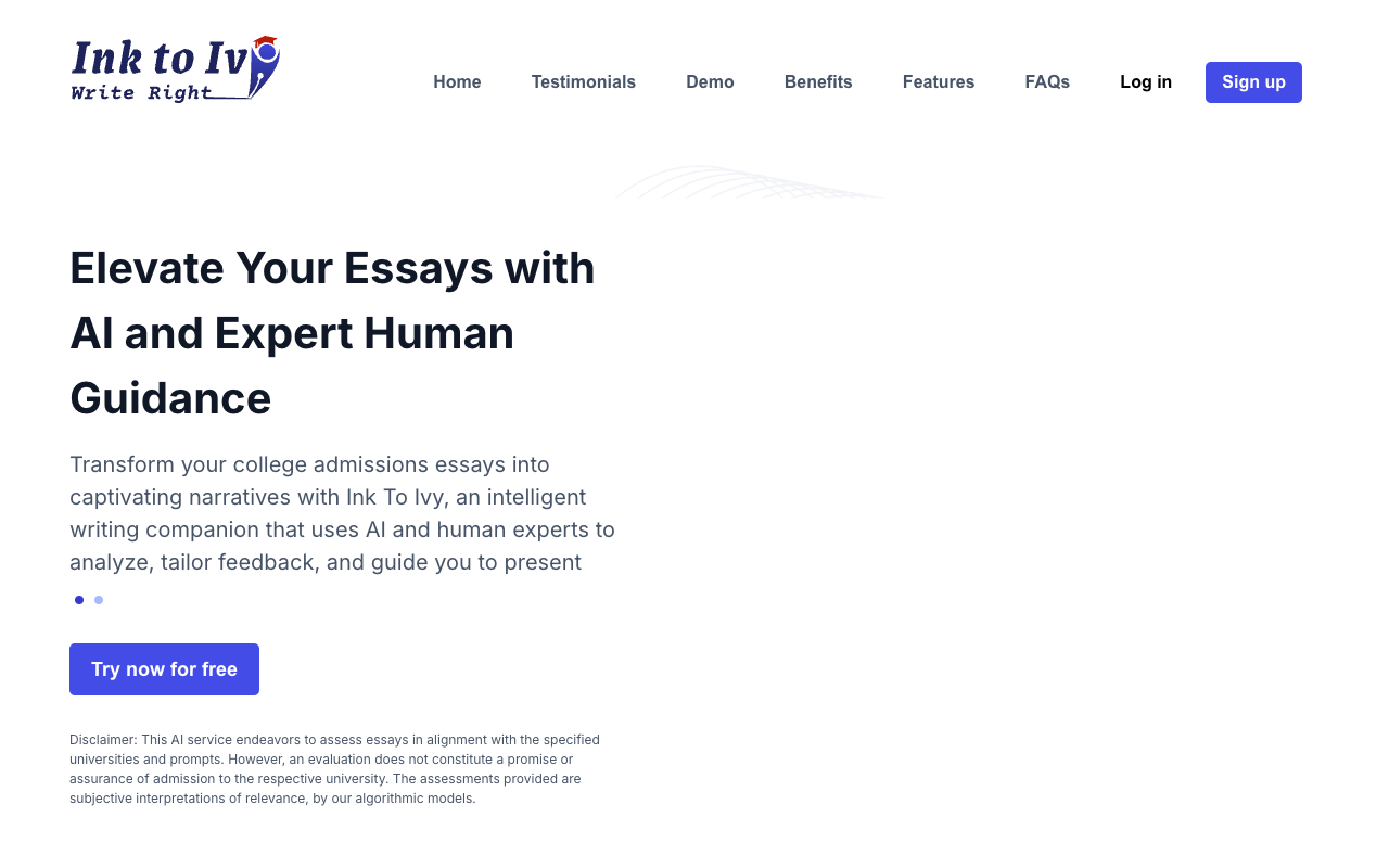 Ink To Ivy - College Admissions Essays Reimagined - Write Right!