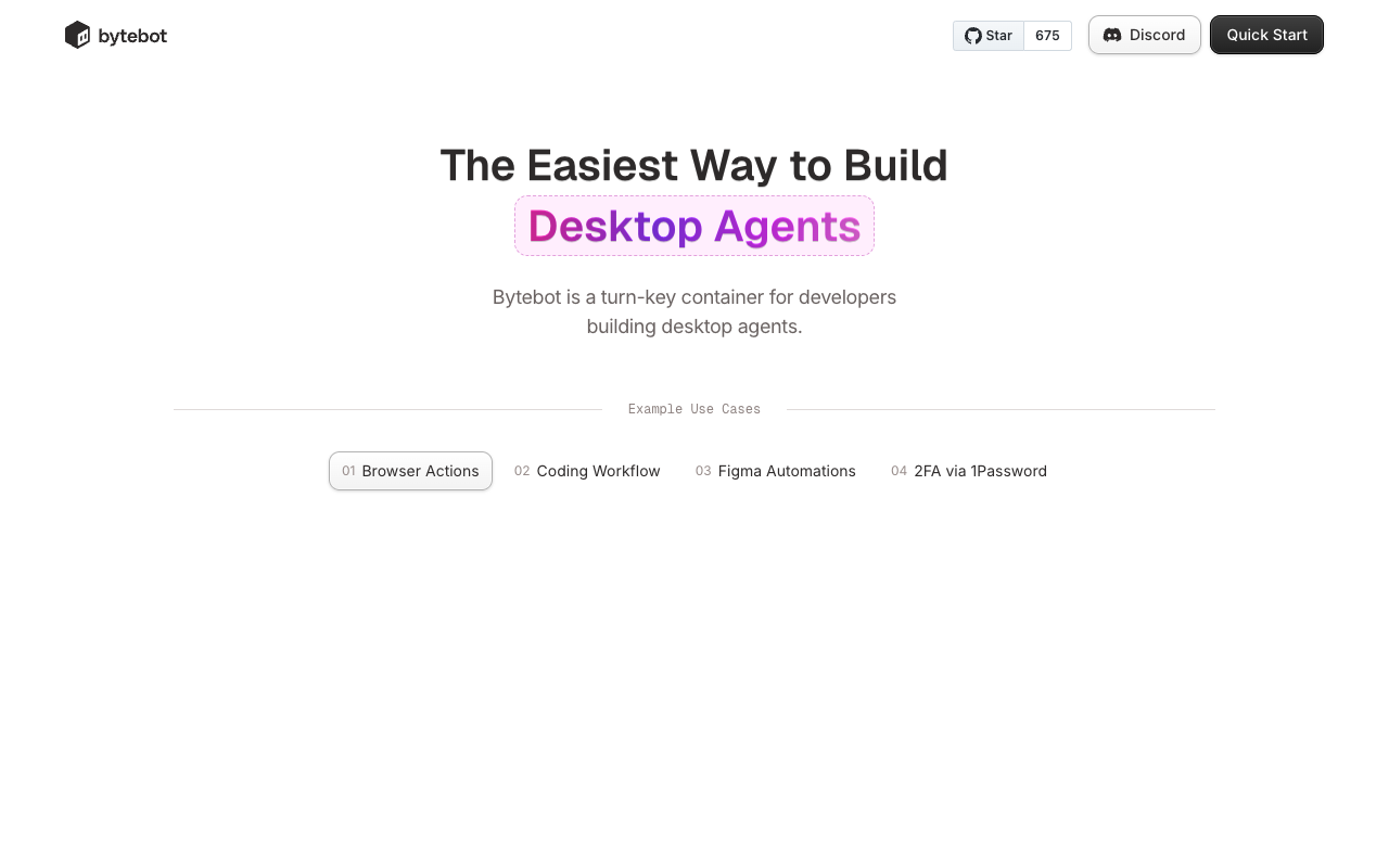 Bytebot - Leverage the power of AI in your browser automation