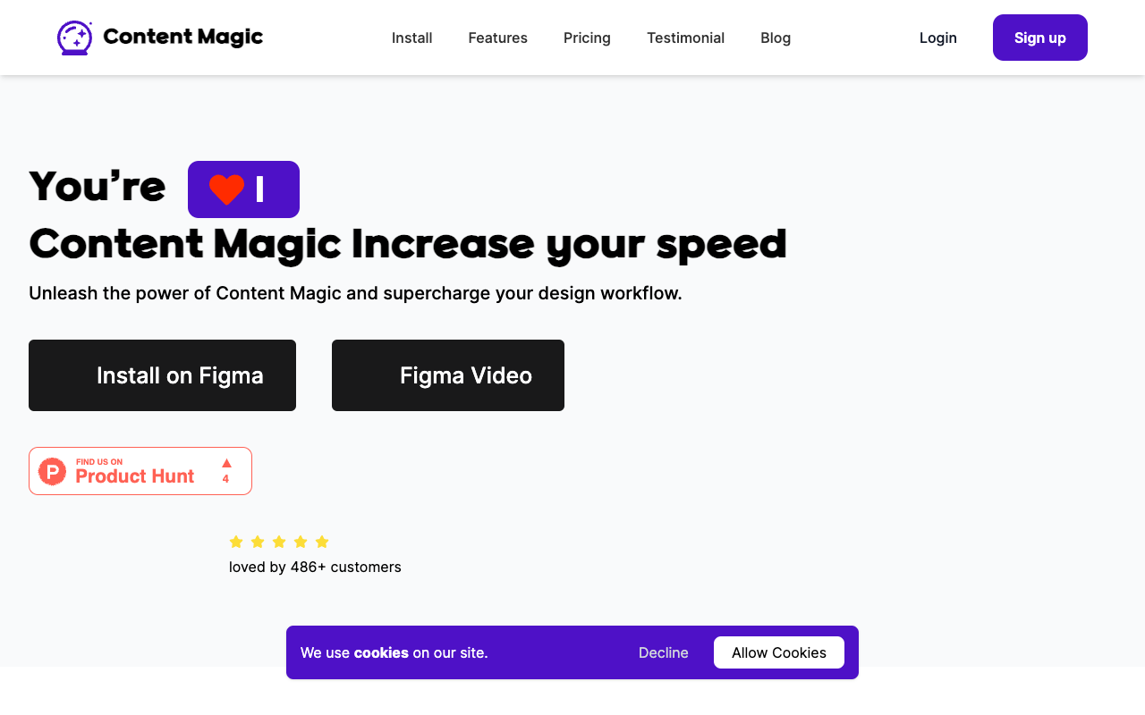 Content Magic - Super Fast AI Content Replacer AI Design