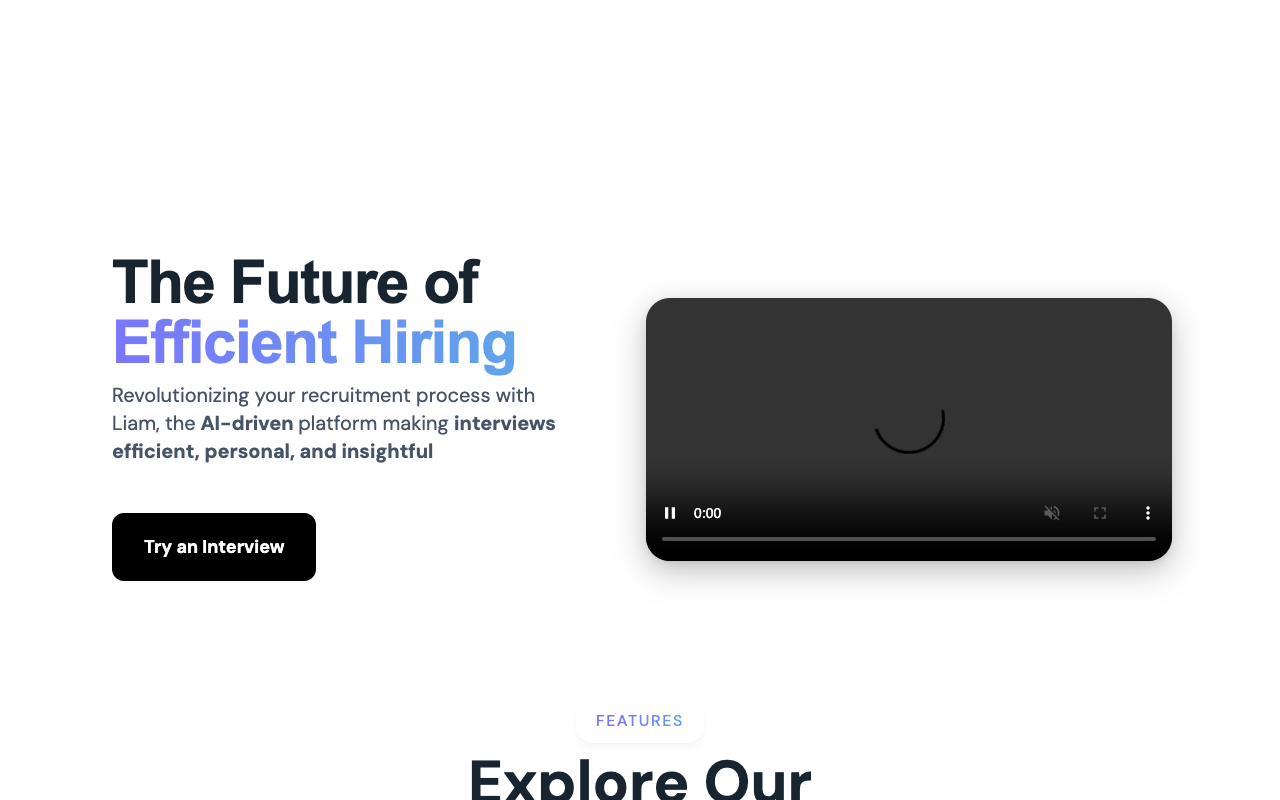 FirstRound - Mock interview with Liam for any job