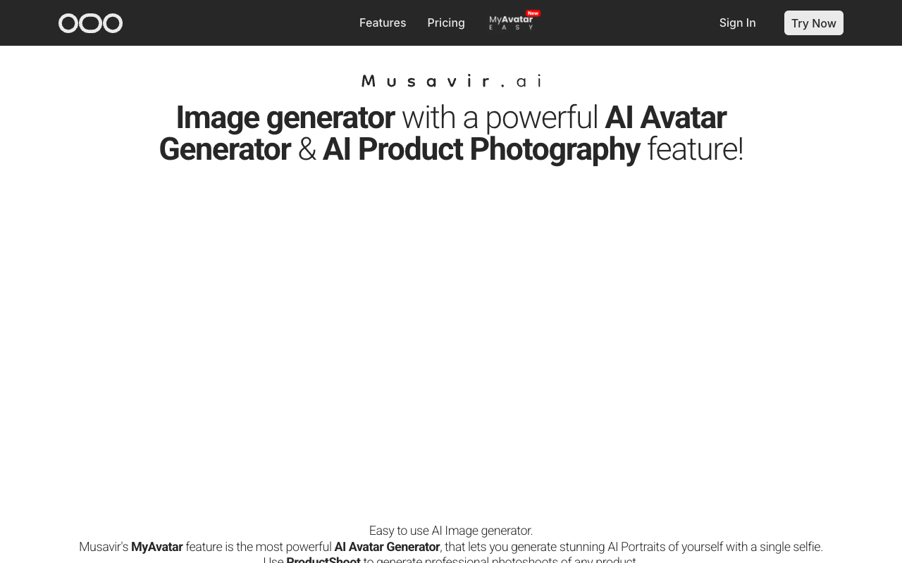 Musavir - Your All-In-One Solution for Creative Image Generation