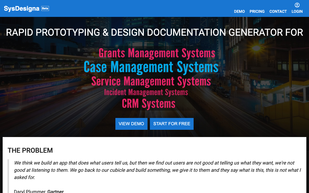 SysDesigna - Fast Track Your System Design with Rapid Prototyping & Auto Documentation Generation