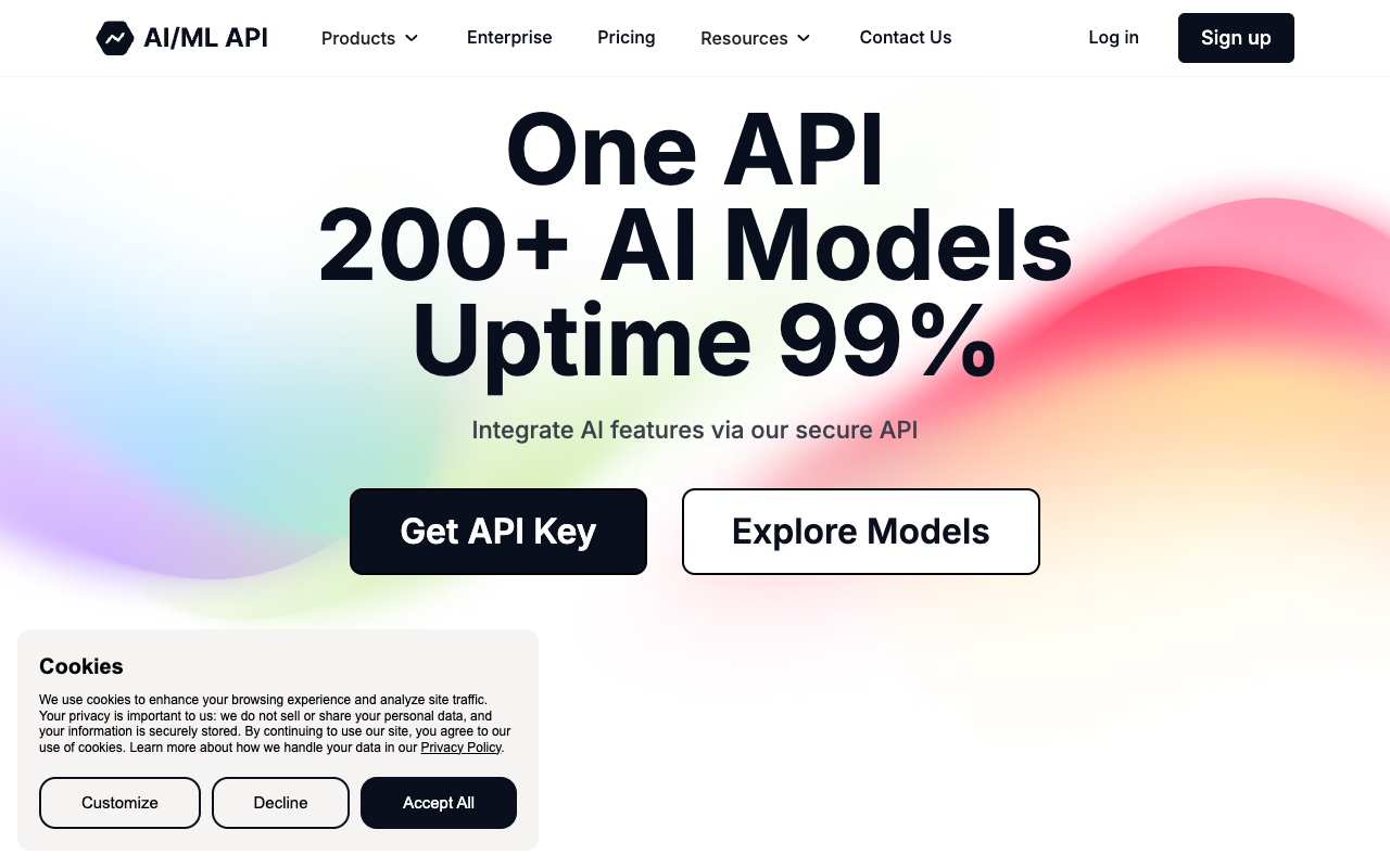 AI/ML API - Access 100+ AI Models via One API