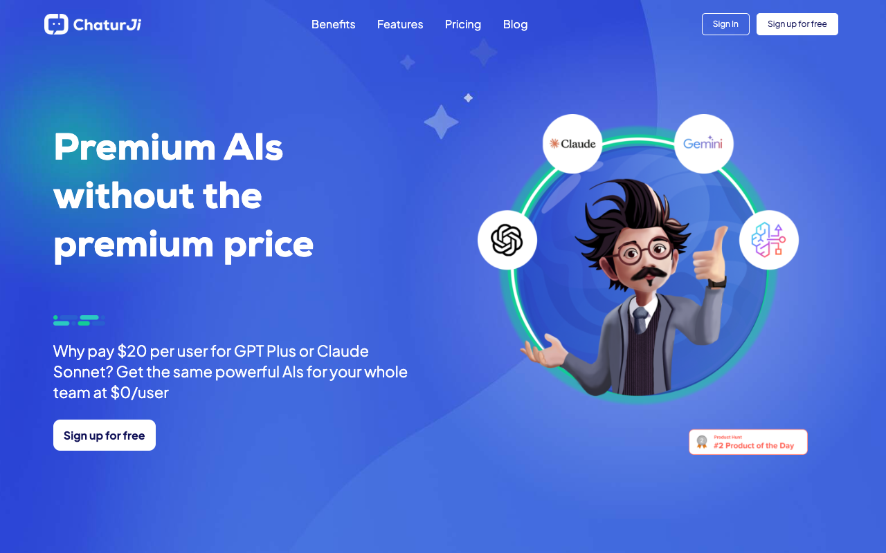 Chaturji - AI-enable your team with the best AIs & collaboration