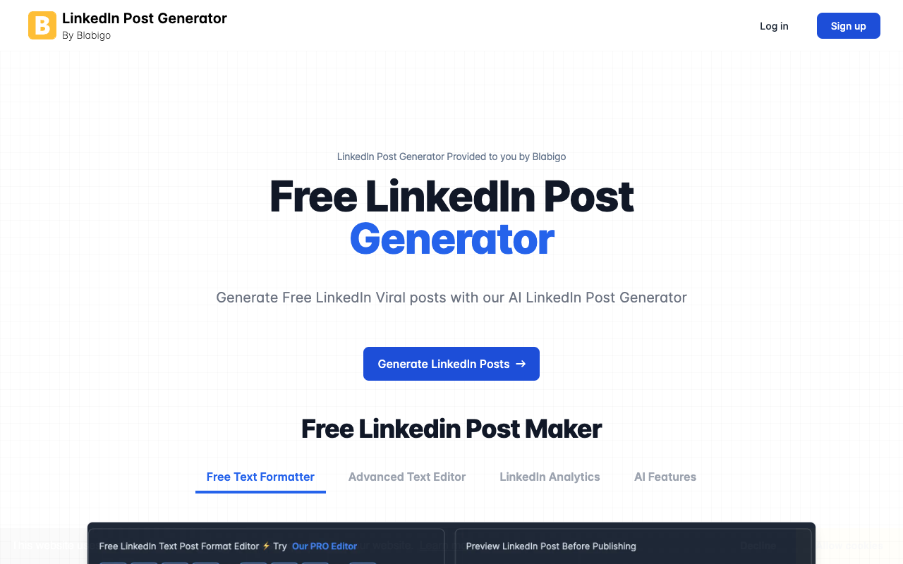 LinkedIn Post Generator - Craft Engaging LinkedIn Posts with AI