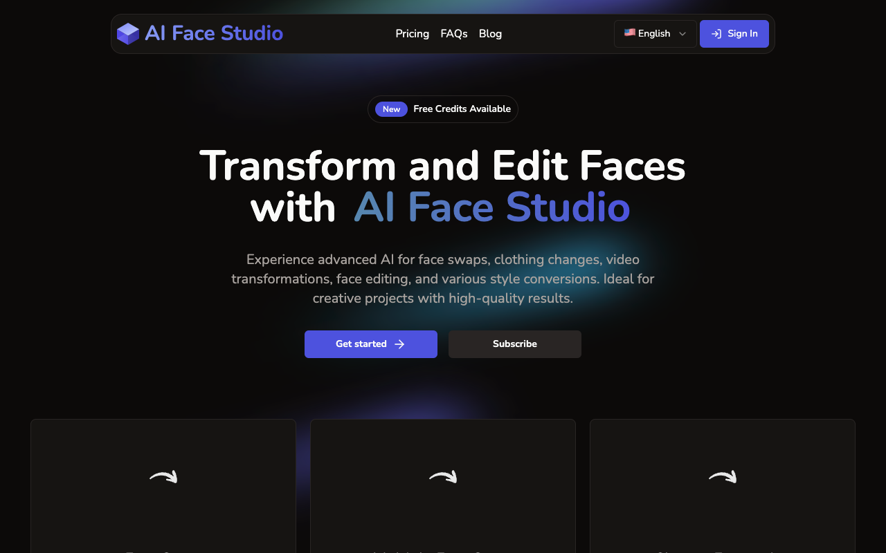 AI Face Studio - Transform Your Face with AI Technology