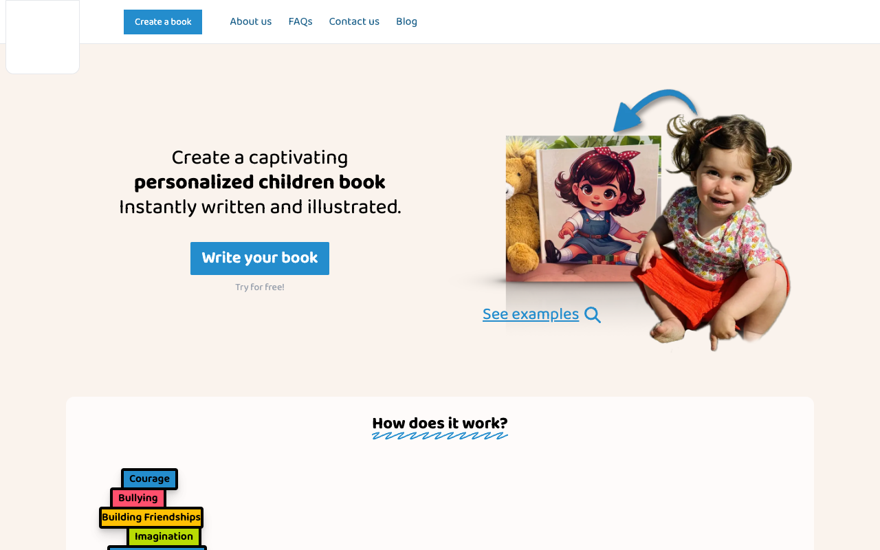 Magic Tales - Personalized illustrated children books made with AI