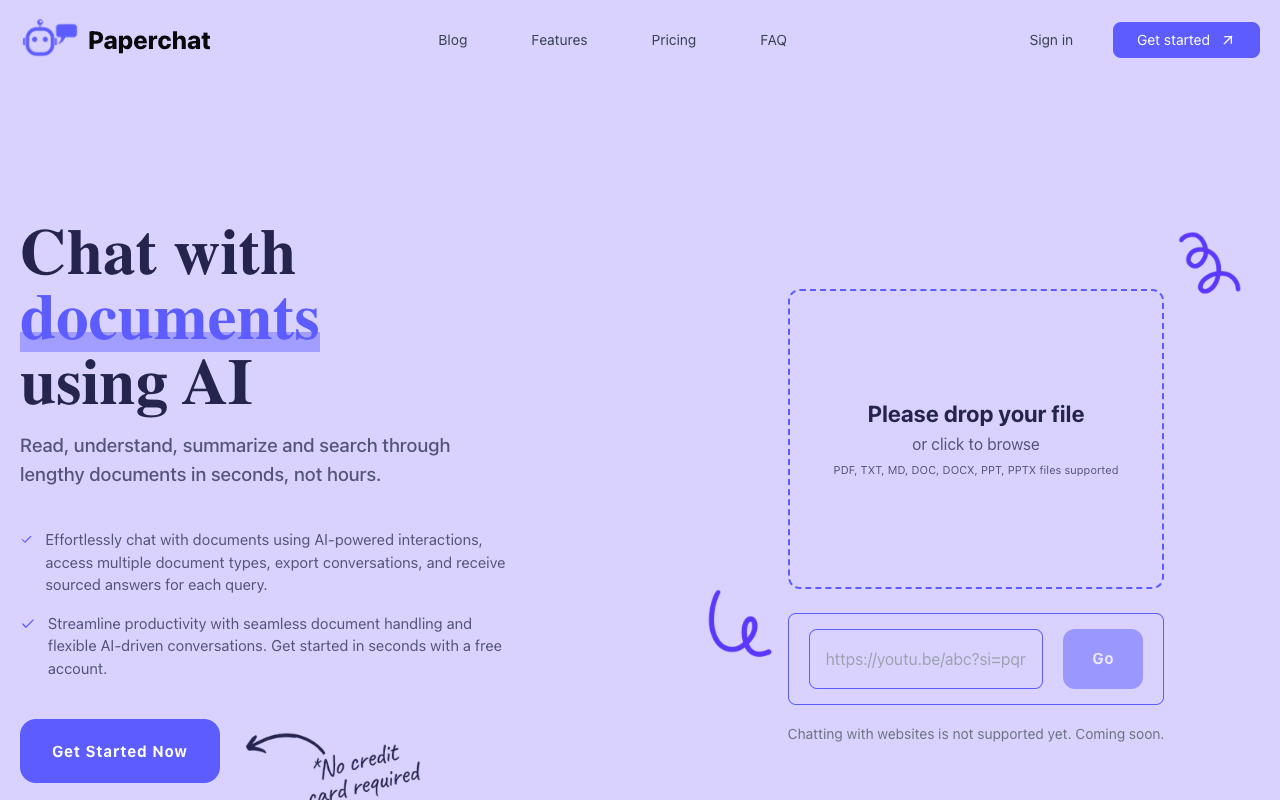 PaperChat - AI-powered Document Chat Platform