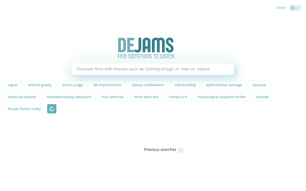 Dejams - A Smart Movie Search Engine