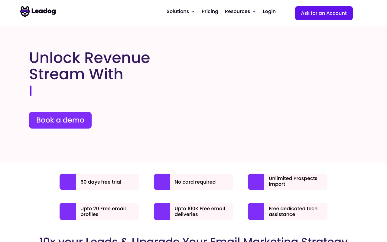 Leadog.io - Organic Lead Generation with Bot Detention Technology