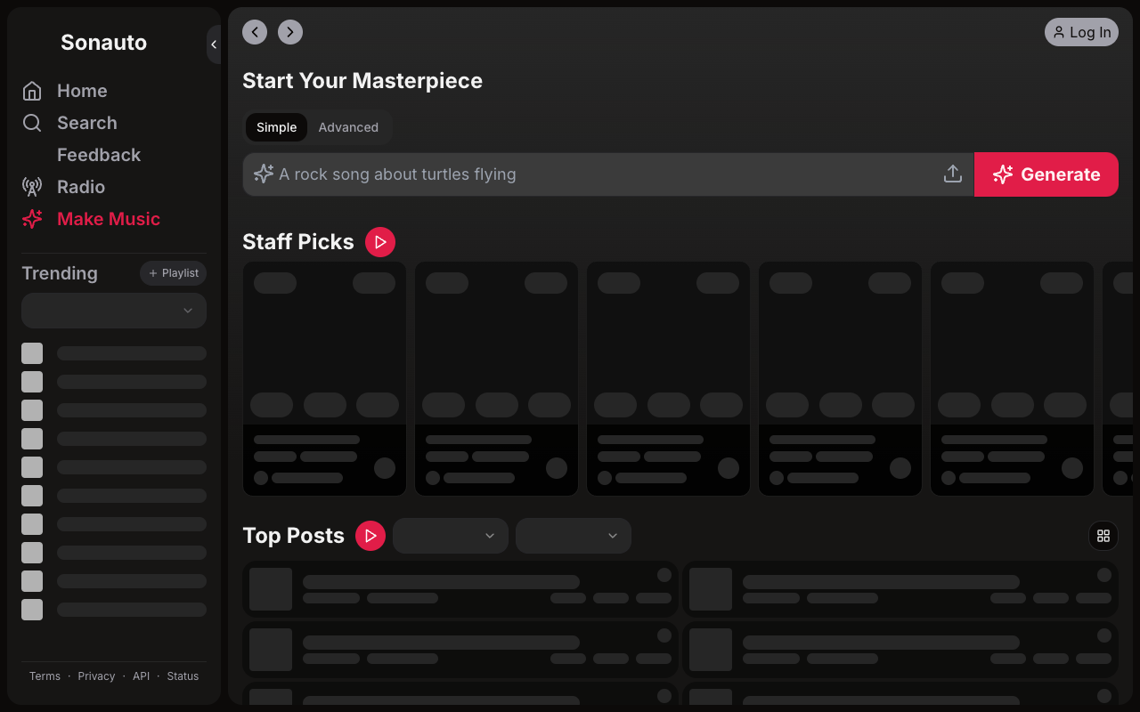 Sonauto - Turn prompts and lyrics into full songs in any style