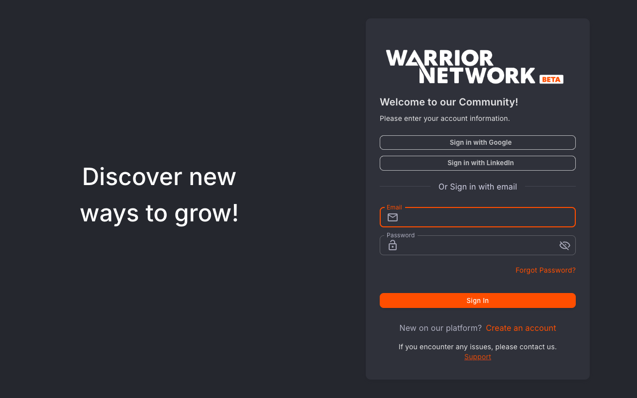 Warrior Network - Your Go-To Productivity Mentorship Platform for Tech Enthusiasts