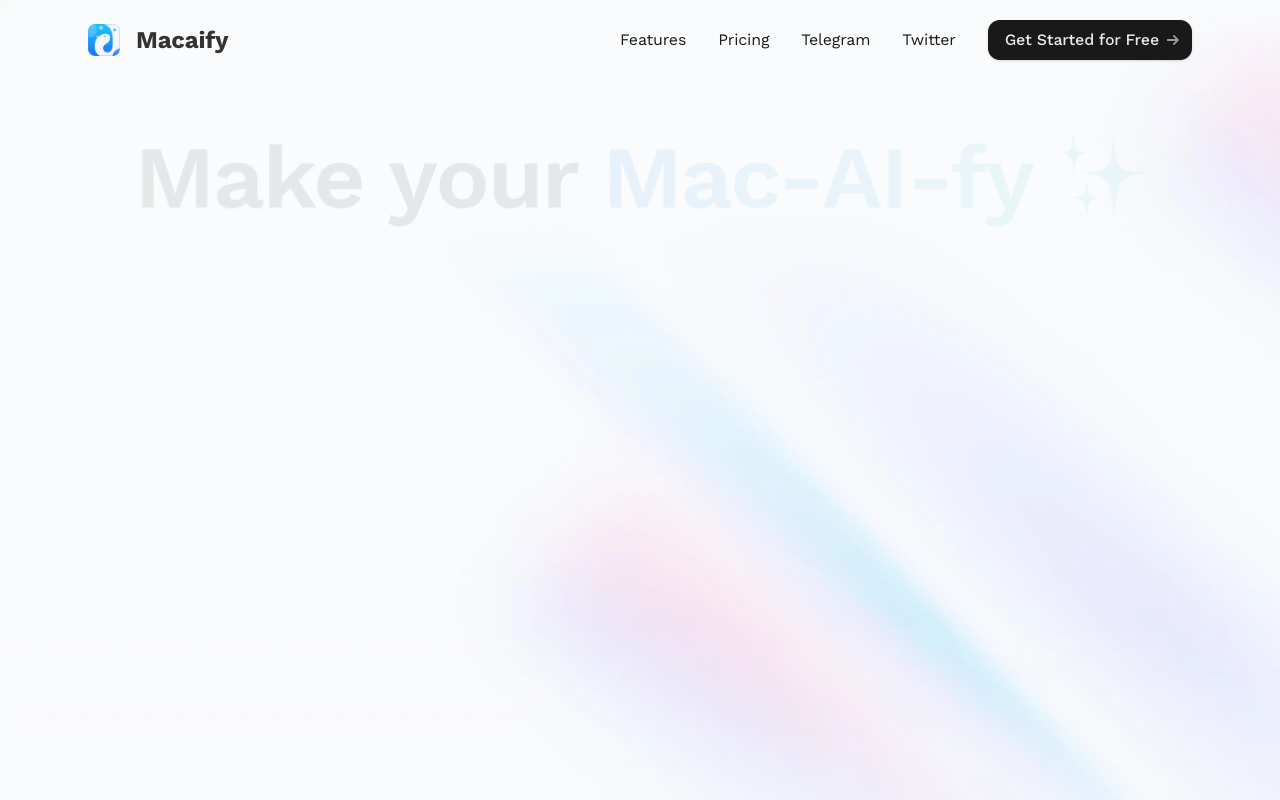 Macaify - Access ChatGPT quickly using keyboard shortcuts in any app