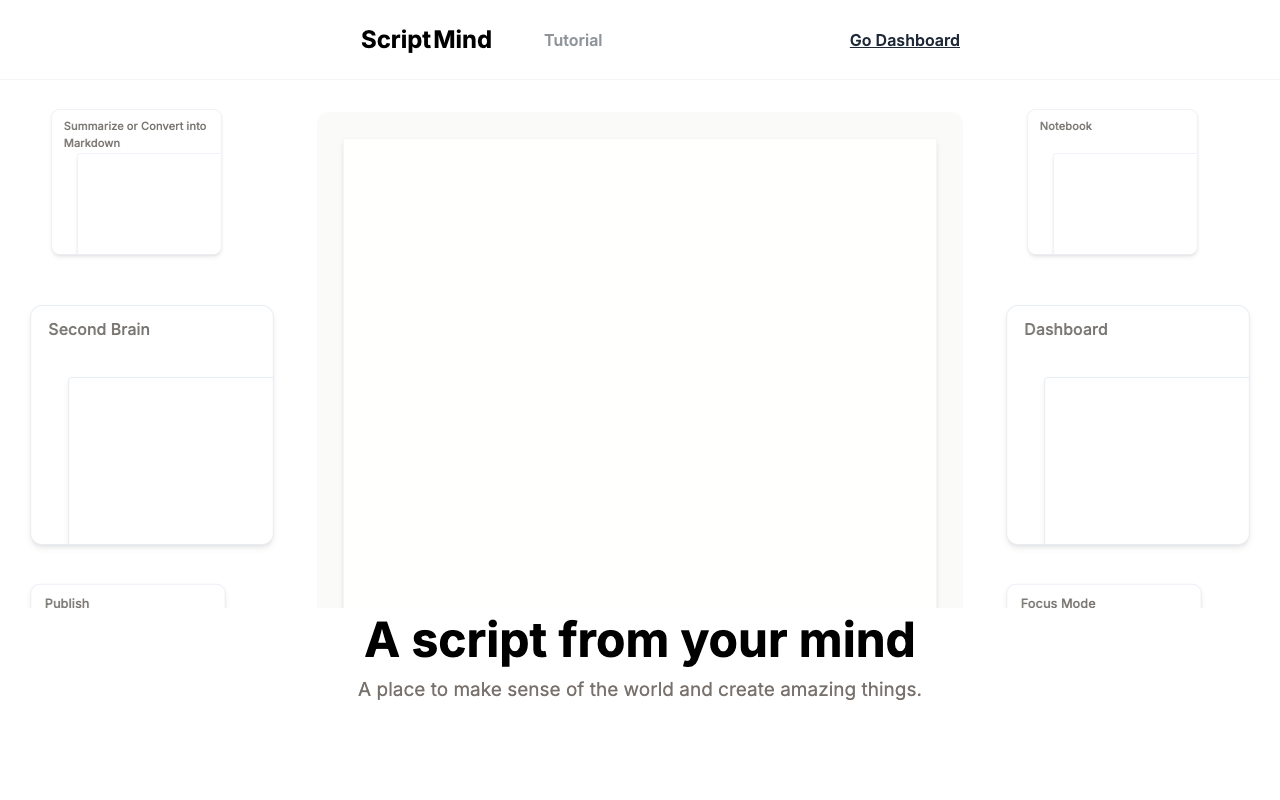 ScriptMind - Elevate your note-taking with AI assistants and dynamic graphs