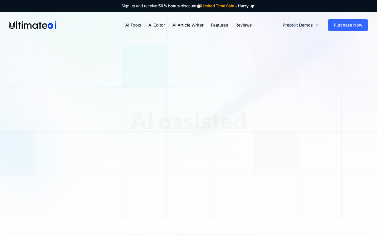 UltimateAI - The Best AI Generator for WordPress