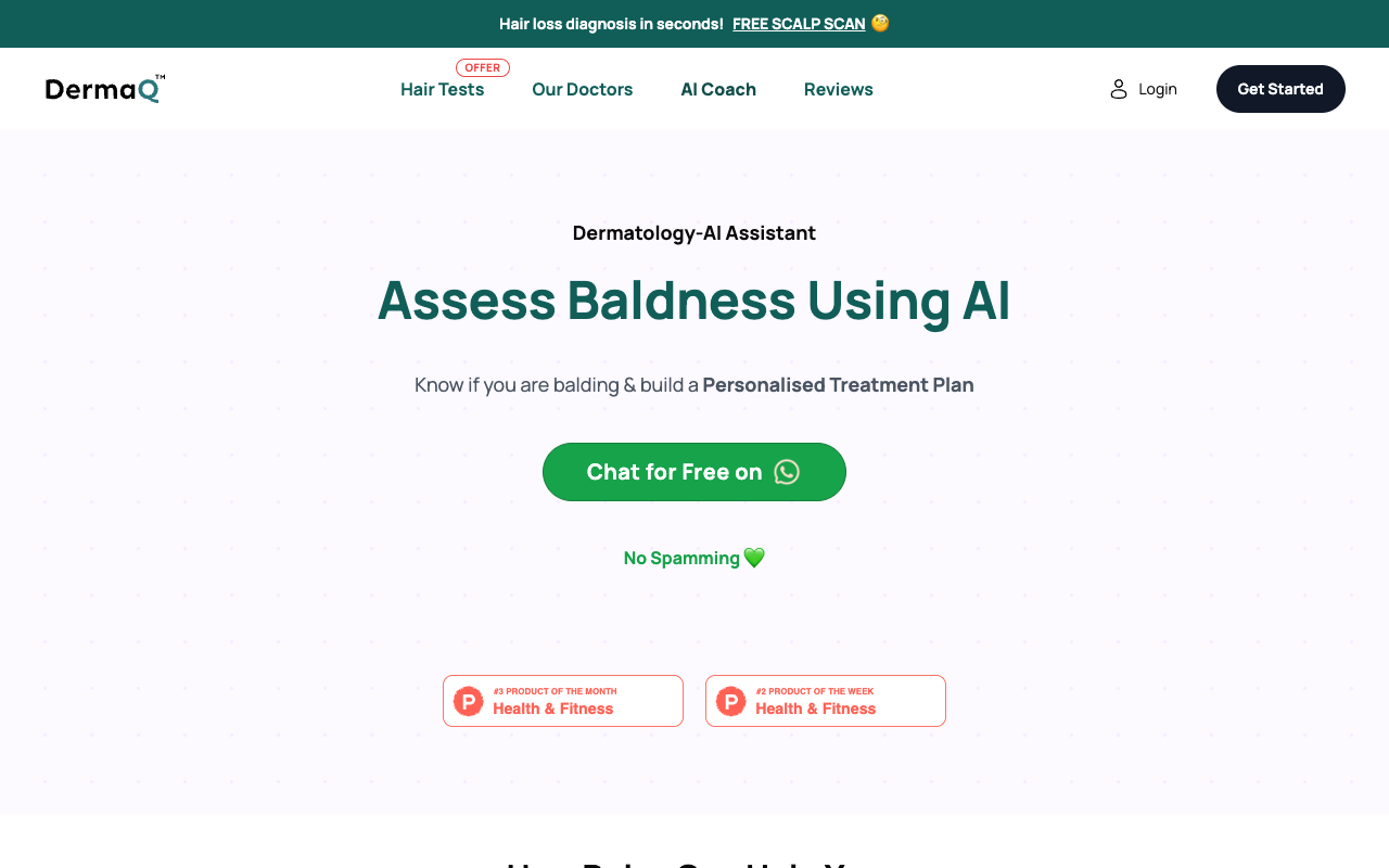 DermaQ - Assess baldness level with AI