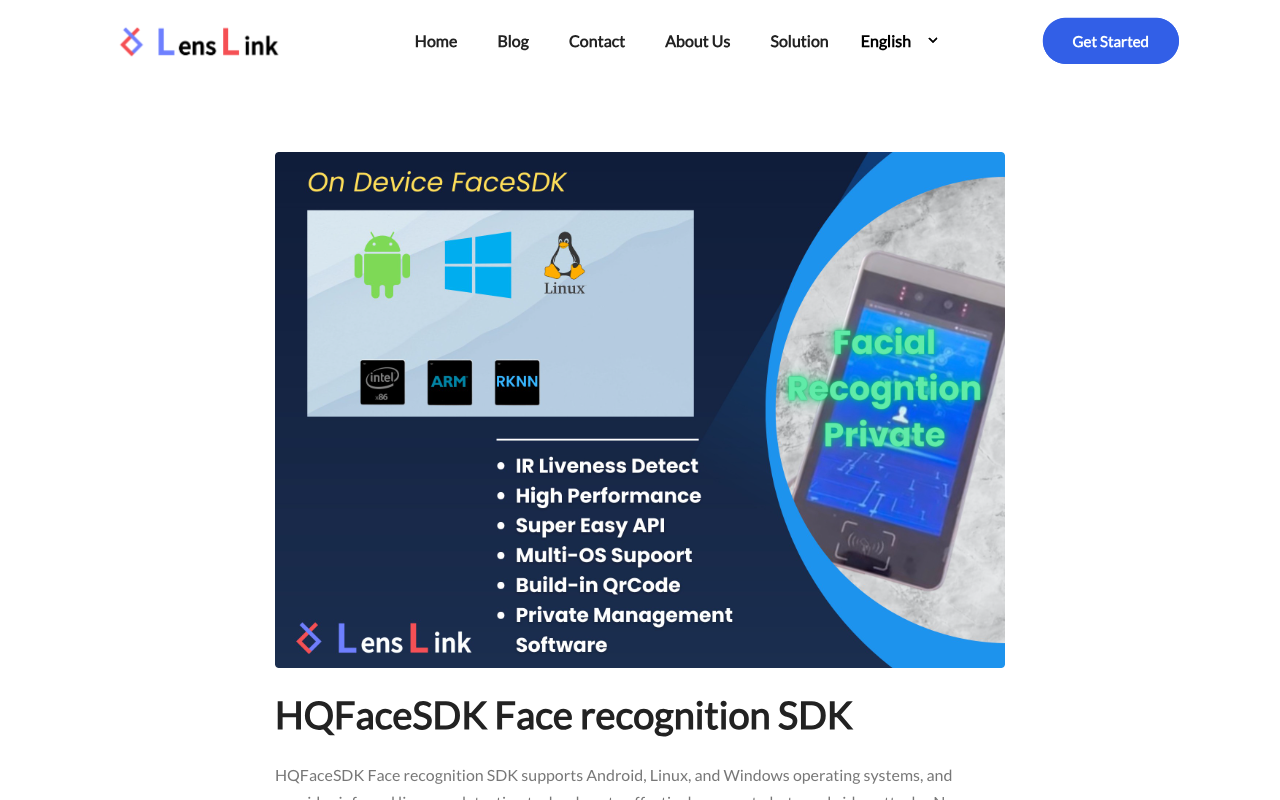 HQFaceSDK - Cutting-edge Facial Recognition SDK for Enhanced Performance