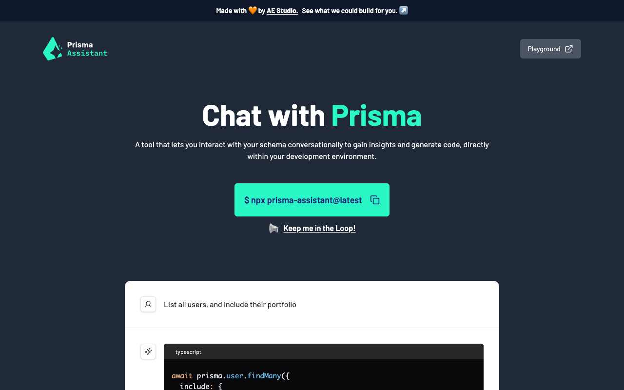 Prisma Assistant - Enhancing Your Prisma ORM Experience