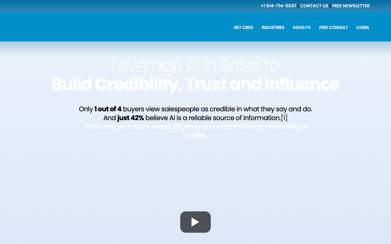 SalesCred PRO - The AI-Powered Trust Accelerator™ for Salespeople