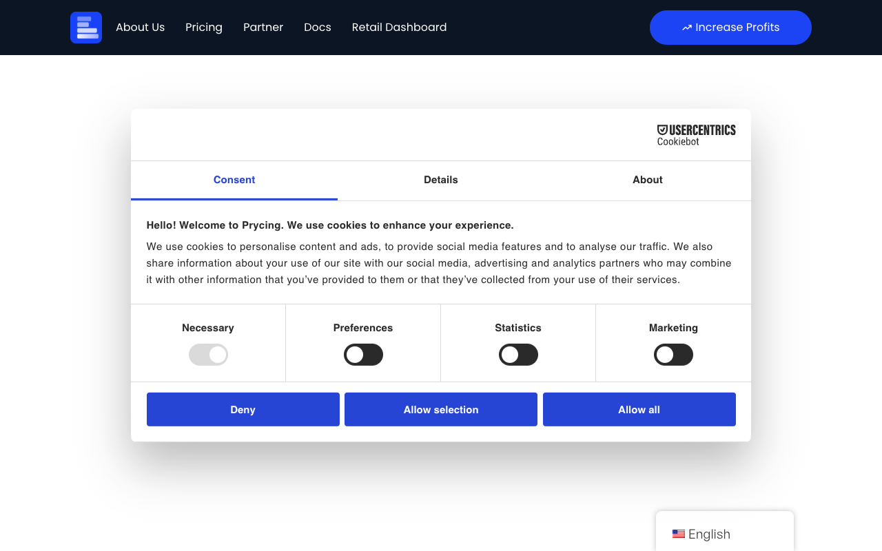 Prycing - Gain Competitive Advantage with Smart Pricing